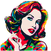 Pop Art Style Women