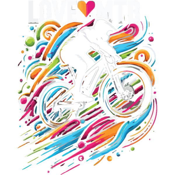 Koszulka "Love MTB - miłość do roweru MTB - Walentynki"