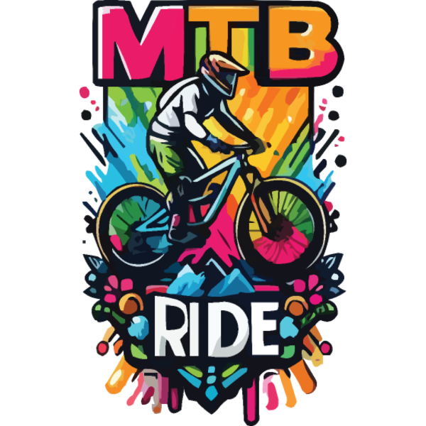 Koszulka "MTB Ride - jazda na rowerze górskim"