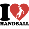 I Love Handball - Heart - Hobby