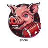 American Football Pig
