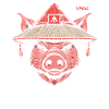 Asiatischer Bauer, ein Schwein