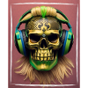 DJ Tiki Skull