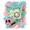 Psychedelic Acid Pig