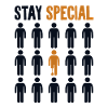 Stay Special Konstgjorda Ben Protes Fot Ben