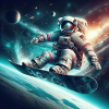 Snowboard dans l’espace