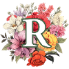 Bouquet de monogramme R