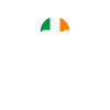 Dublin Bold Wordmark Irish Flag