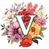 V Monogram Bouquet
