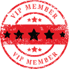 Vip Member Stamp