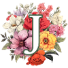 J Monogram Bouquet