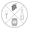 Schlichtes Wein Design