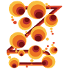 Abstract Polka Dot Circle Pattern