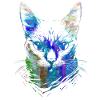 Bunte Katzen