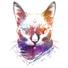 Bunte Katzen