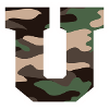 Buchstabe U Militärtarnung - Geschenkidee