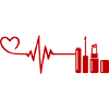 Maquillage Cosmétiques Pulse Heartbeat Love