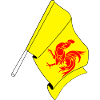 Flag of Wallonia Belgium