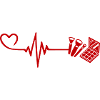 Maquillage Cosmétiques Pulse Heartbeat Love