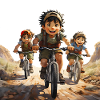 A happy and carefree childhood