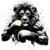 Lion Boxer Fighter Boxing Gift
