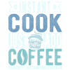 Instant-Kochen Einfach Kaffee hinzufügen