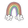 Kindergartenkind 2024 Regenbogen Bunt Kindergarten