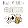 Blaue Vierzehn und Bier