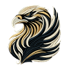 Majestic Embroidered Eagle