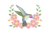 Hummingbird, Flowers, Flower Bird