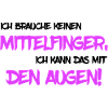 Brauche keinen Mittelfinger