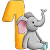 1st Birthday Elephant