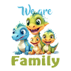 Cute Dinosaur Family Gift