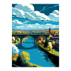 Lehigh Valley Pennsylvanie Vintage affiche de voyage