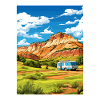 Dinosaurier National Monument Utah Reiseplakat