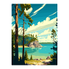 Peninsula State Park Wisconsin Reiseplakat