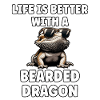 Bearded Dragon Saying Lizard Gecko