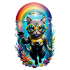 Cat Diving