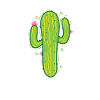 classic desert cactus plant