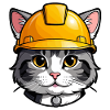 Hardworking Cat