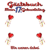 17th Birthday Girl & Boy Guestbook