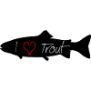I loveTrout black