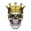 Skull King Crown Party