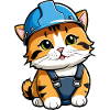 Hardworking Cat