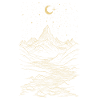 Golden moonlight