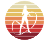 Gymnastics Silhouette Sunset