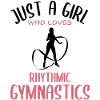 Girl Loves Rhythmic Gymnastics