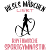 Girl Loves Rhythmic Gymnastics