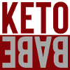 Keto Babe burgundy hellgrau