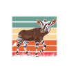 Funny zookeeper okapi lover